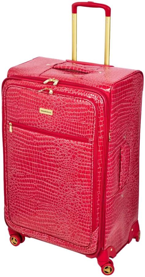 Samantha Brown Croco 30 inch Spinner in red Samantha Brown Croco 30 inch Spinner in red