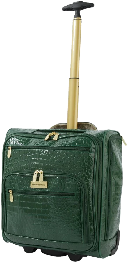Samantha Brown Croco Underseater in green Samantha Brown Croco Underseater in green croco embossed finish