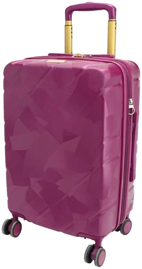 Samantha Brown 22 inch Hardside Carry-On in purple