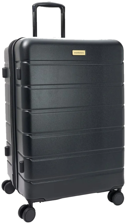 Samantha Brown Ultimate 30 inch Spinner in black with TSA locks